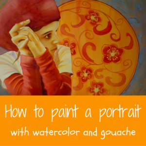 Layering process for watercolor portraits painting : Face painting ...