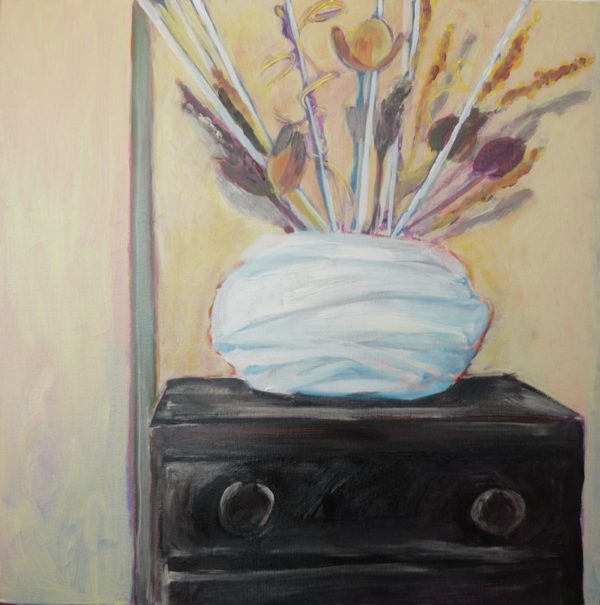 painting still life with acrylic