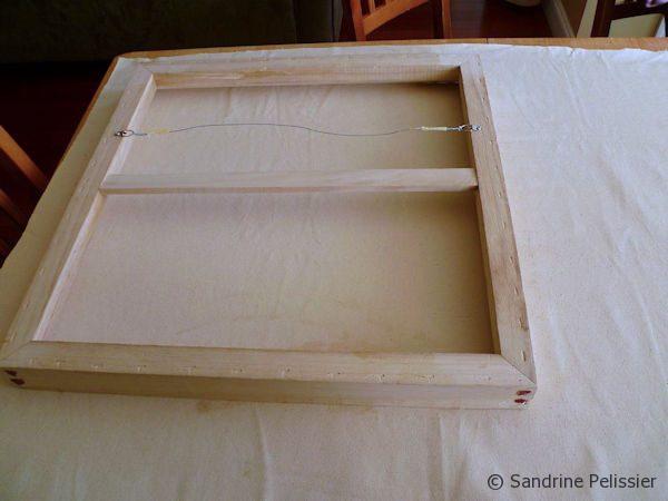 Stretching canvas over frame, or how to reuse your old frames - ARTiful:  painting demos