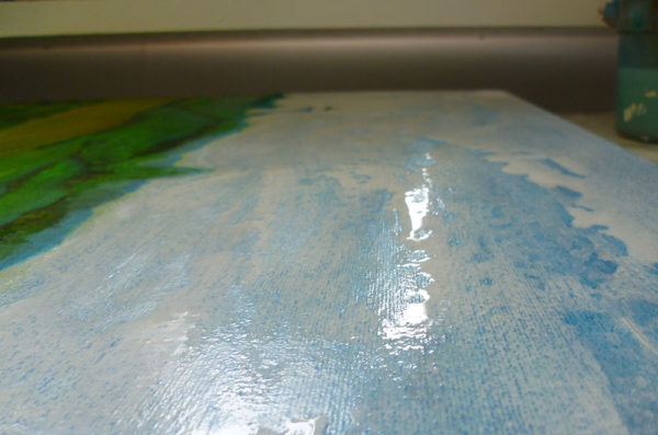 mixing acrylic with water