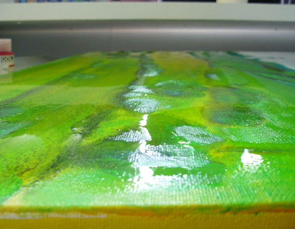 mixing acrylic with water