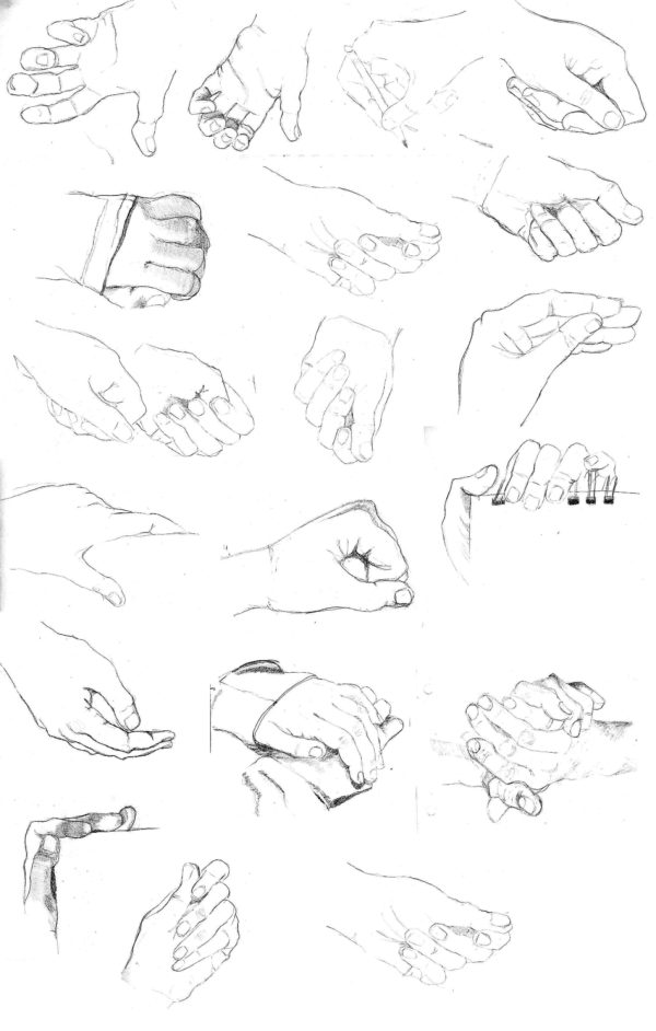 learn how to draw hands and feet