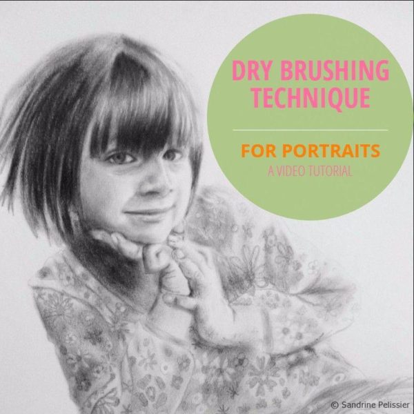 Dry brushing painting for portraits : A painting video tutorial