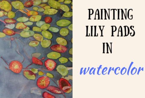 Lily Pad Drawing Color Archives Artiful Painting Demos