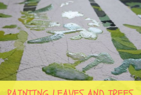 Painting trees and leaves in watercolor on ARTiful, painting demos by Sandrine Pelissier