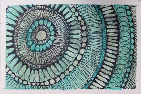 Fun painting activity: Watercolor postcards with Spirograph visual ...