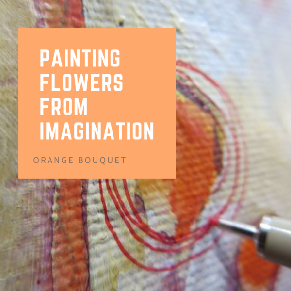 Painting flowers from imagination by Sandrine Pelissier on ARTiful painting demos