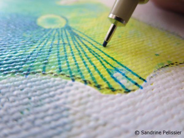 adding patterns with marker on canvas