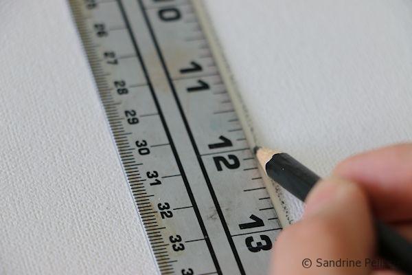 drawing the grid with a ruler