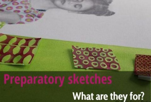 Preparatory Sketches, what are they for ? by Sandrine Pelissier on ARTiful, painting demos