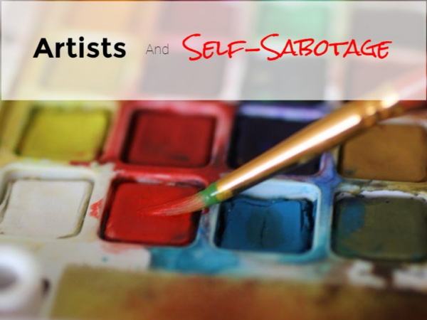 Artists and self sabotage on ARTiful painting demos by Sandrine Pelissier