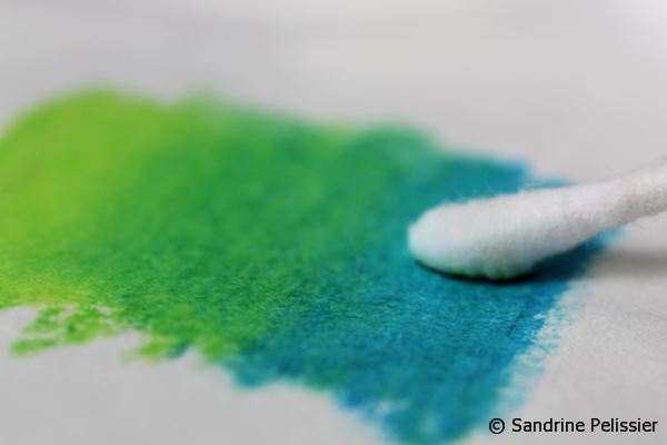how to blend oil pastels with baby oil