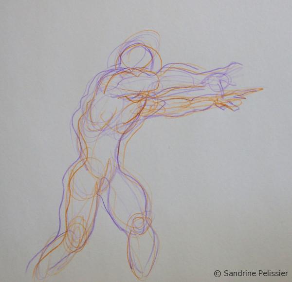 Male Art Model Poses for Life and Figure Drawing Demos