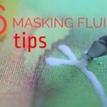 6 masking fluid tips