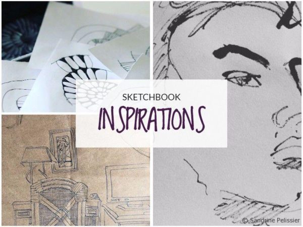 Sketchbook inspirations by Sandrine Lisper on ARTiful, painting demos