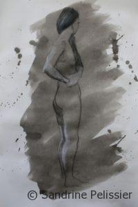 painting with India Ink