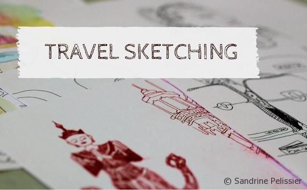Travel Sketching basic supplies and techniques for beginners