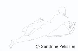 simple contour drawing