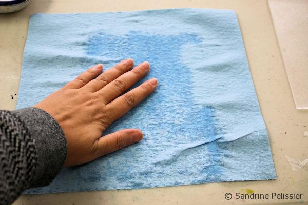 And use a towel to wipe off the excess moisture.