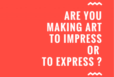 are you painting to impress or to express