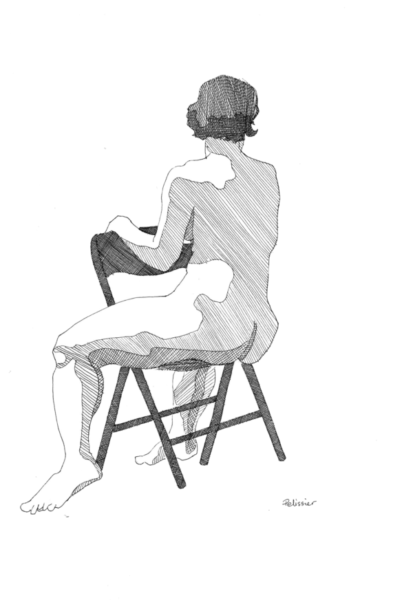 You can also use cross hatching in your life drawings