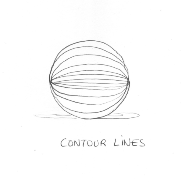 easy contour drawing hand