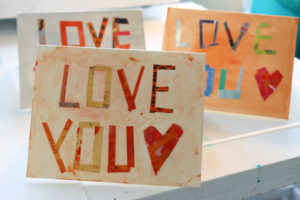 How to make paper collage cards - ARTiful: painting demos